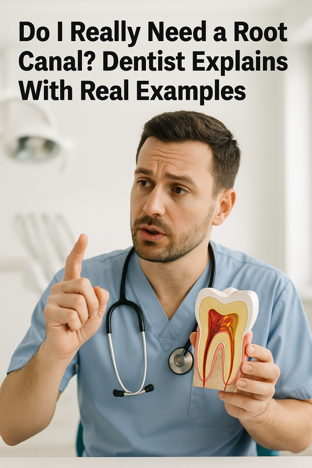 Dental X-ray showing failed root canal treatment requiring retreatment